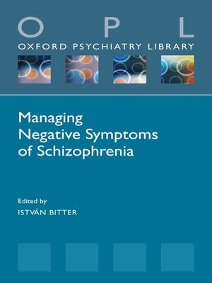 cover image of Managing Negative Symptoms of Schizophrenia